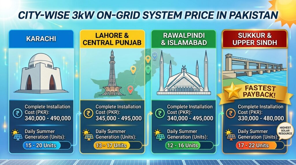 3kW On Grid System Price Pakistan 202606141413