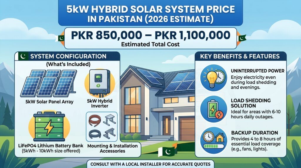 5kW hybrid solar system price 202606131522