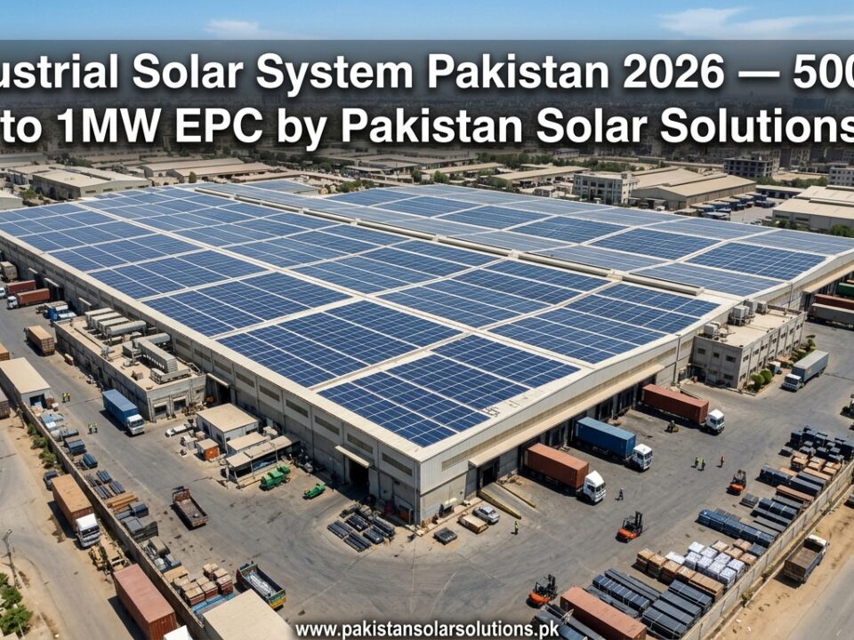Industrial Solar System Pakistan