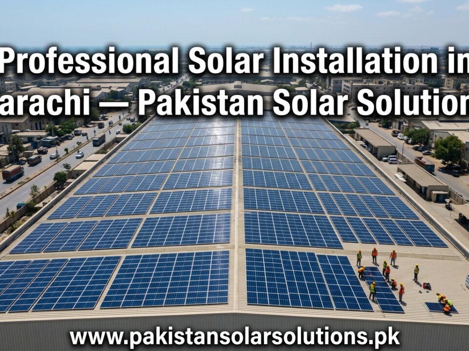Solar Installation Karachi