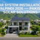 Solar Installation Rawalpindi 2026