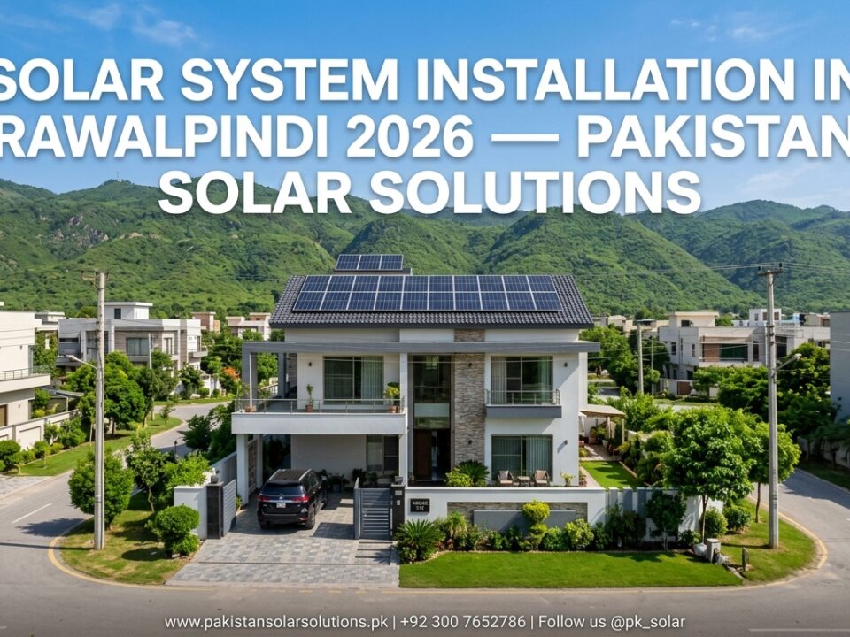 Solar Installation Rawalpindi 2026
