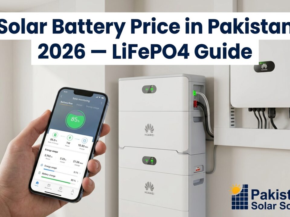 Solar Battery Price in Pakistan 2026