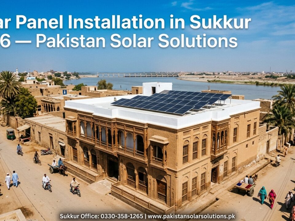 Solar Panel Installation Sukkur 2026