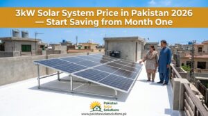 3kW Solar System Price Pakistan 2026