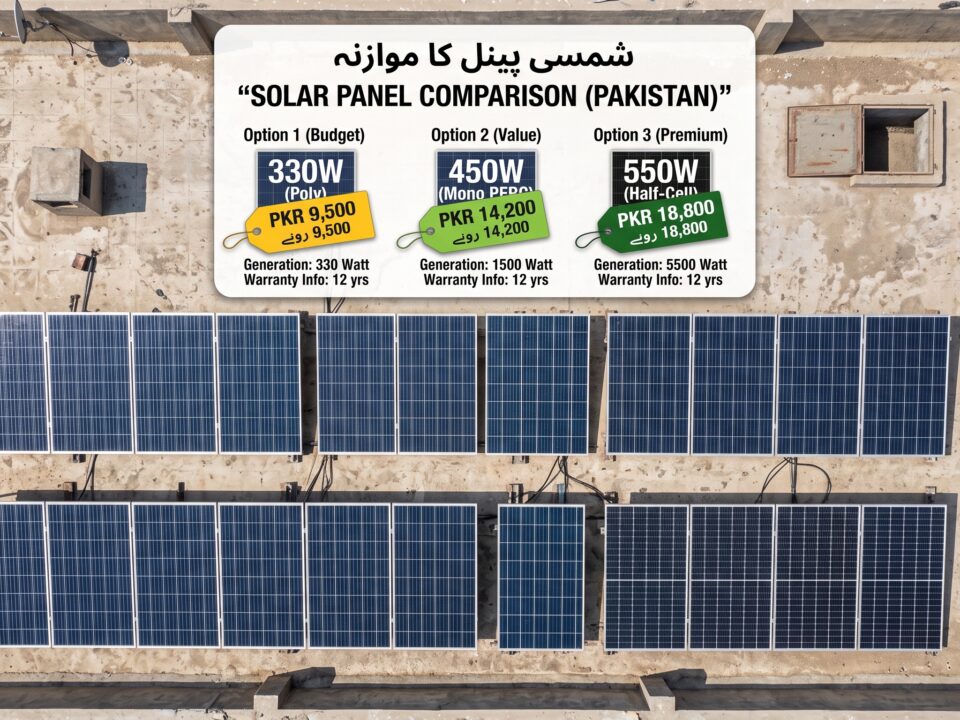 Solar Panel Watt Price in Pakistan