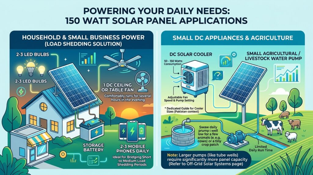 150 watt solar panel uses 202608251326