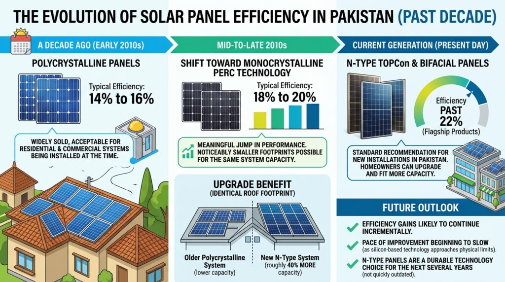 Solar panel efficiency evolution 202608251348