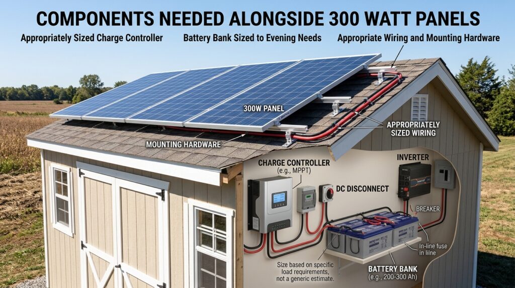 Components needed for solar panels 20260926234024